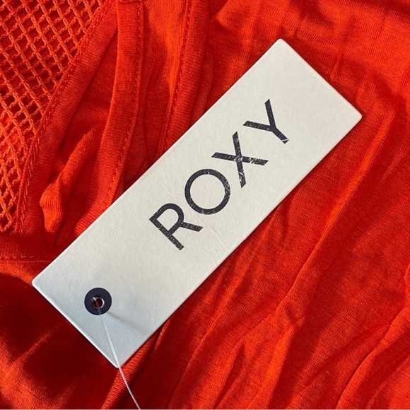 💥 NWT ROXY Sleeveless Top | Orange | Women’s Small/Petite - Picture 5 of 5